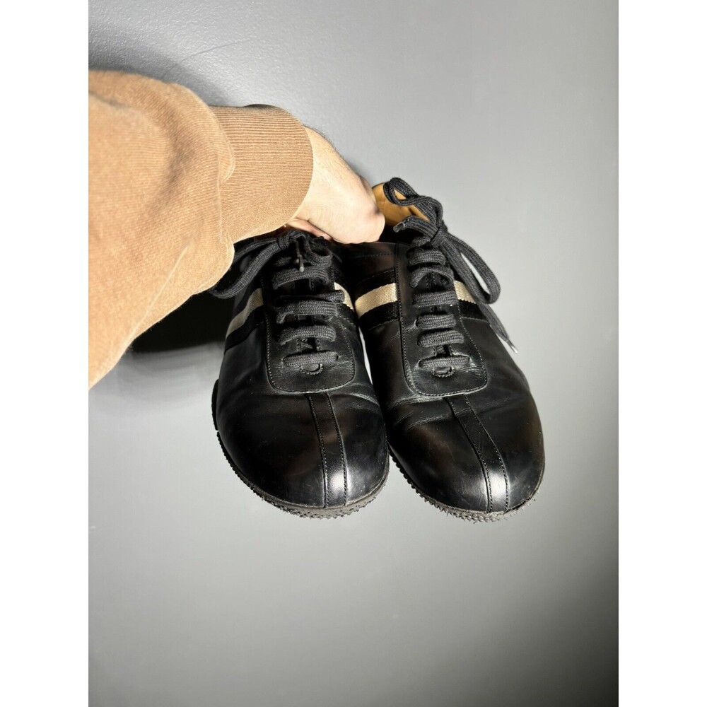 Bally Freenew Leather Lace Up Sneakers Size 10.5D - Picture 4 of 9